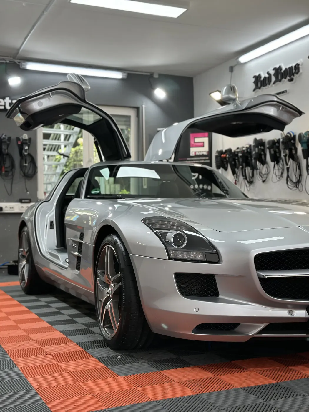 Mercedes SLS nach Keramikversiegelung